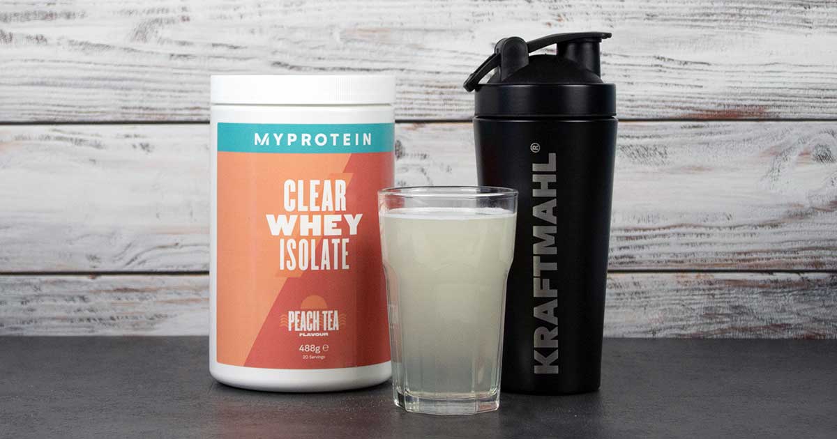Bild zeigt Myprotein Clear Whey Isolate