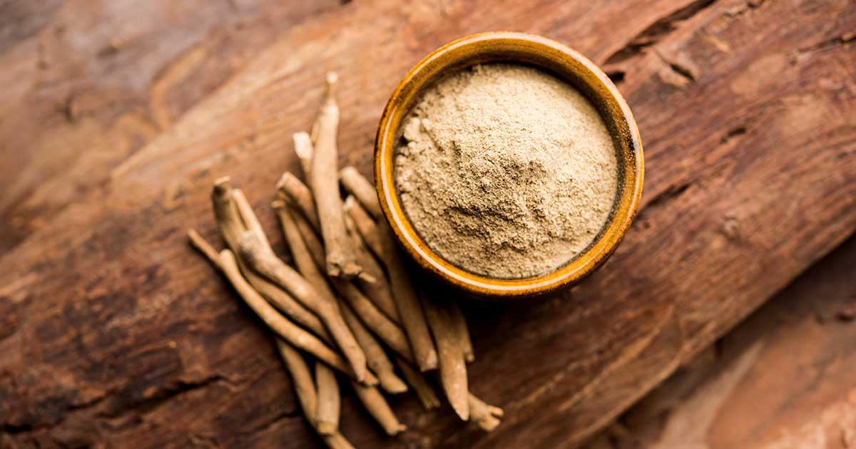 Ashwagandha-Wurzel und Pulver – natürliches Adaptogen zur Stressreduktion und Regeneration