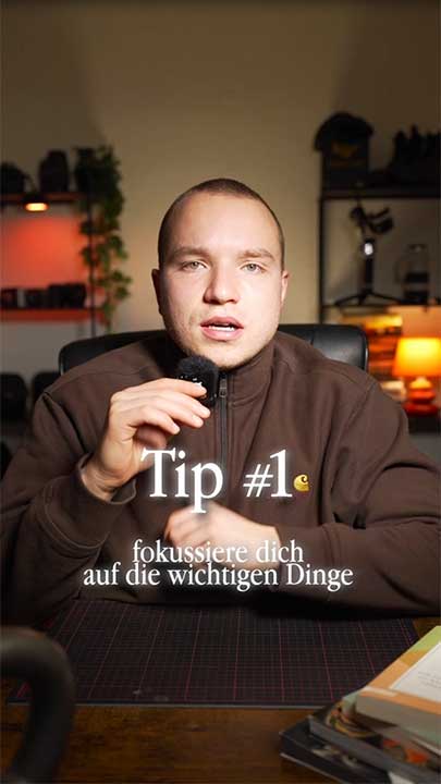 Bild zeigt Nico im Video zum Thema Motivation zum Sport