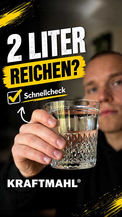 Thumbnail zum Video: Wie viel Wasser brauchst du wirklich am Tag?