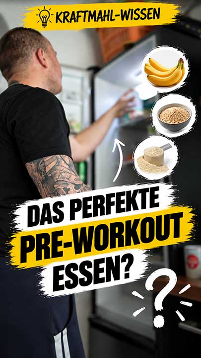 Nico am Kühlschrank als symbolbild für video Was essen vor dem Training? So machst du es richtig!
