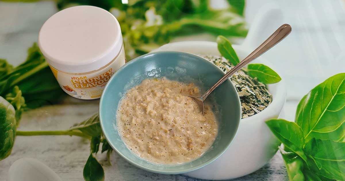 Bild zeigt mit Chunky Flavour zubereiteten Porridge
