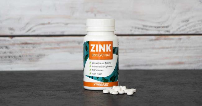 Bild zeigt ProFuel Zink Bisglycinat 25 mg