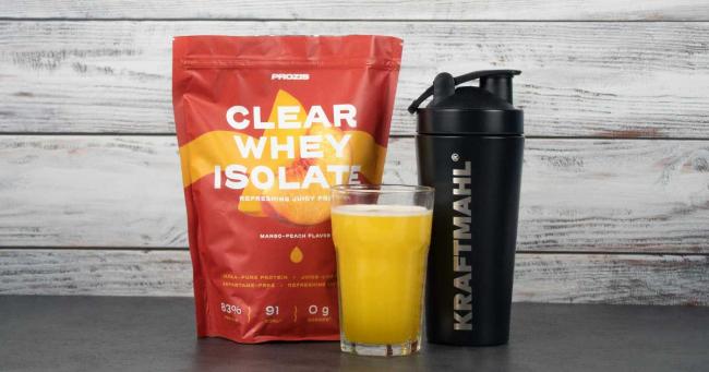 Bild zeigt Prozis Clear Whey Isolate im Test