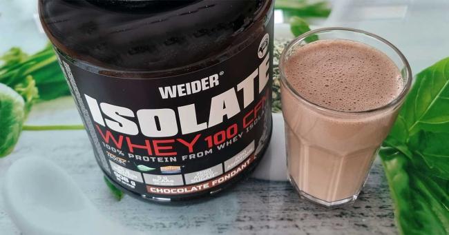 Bild zeigt Weider Isolate Whey 100 CFM im Test