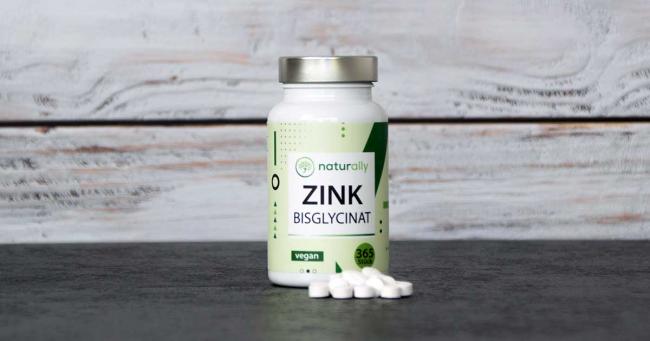 Bild zeigt naturally Zink Bisglycinat